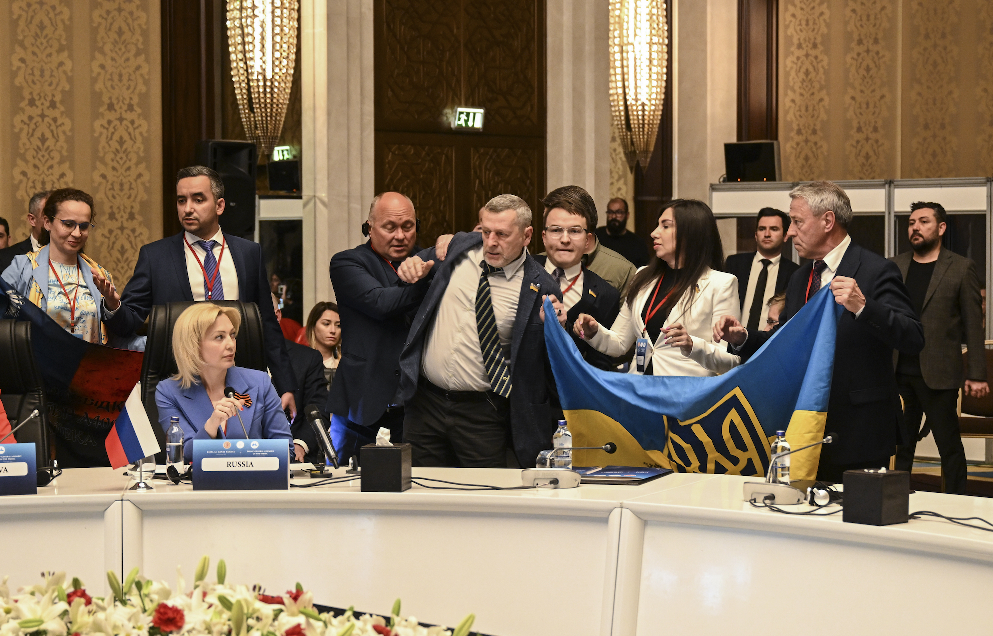 Golpes entre delegados de Rusia y Ucrania en la cumbre de la BSEC (+Videos)