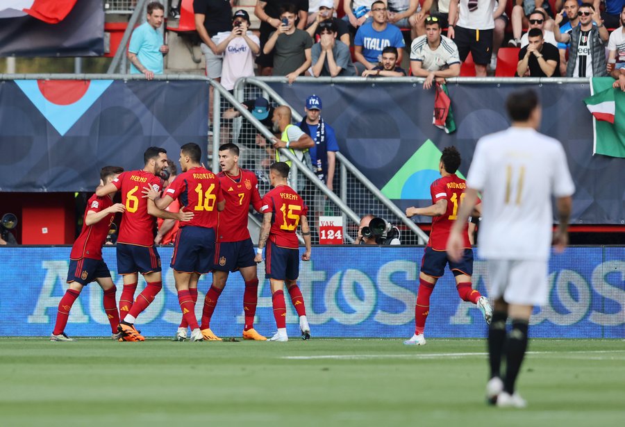 La selección de España llega a la final de la Liga de Naciones de la UEFA