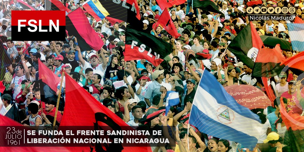 Nicolás Maduro felicitó al Frente Sandinista de Liberación Nacional