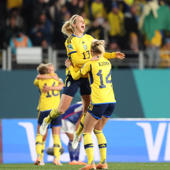 Suecia da el batacazo y elimina a Japón del Mundial Femenino
