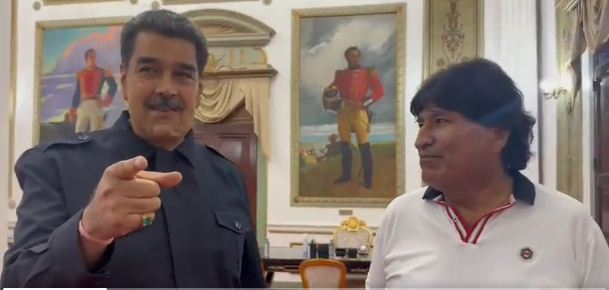 Evo Morales visitó el Palacio de Miraflores: Entérese qué hizo junto al presidente Maduro