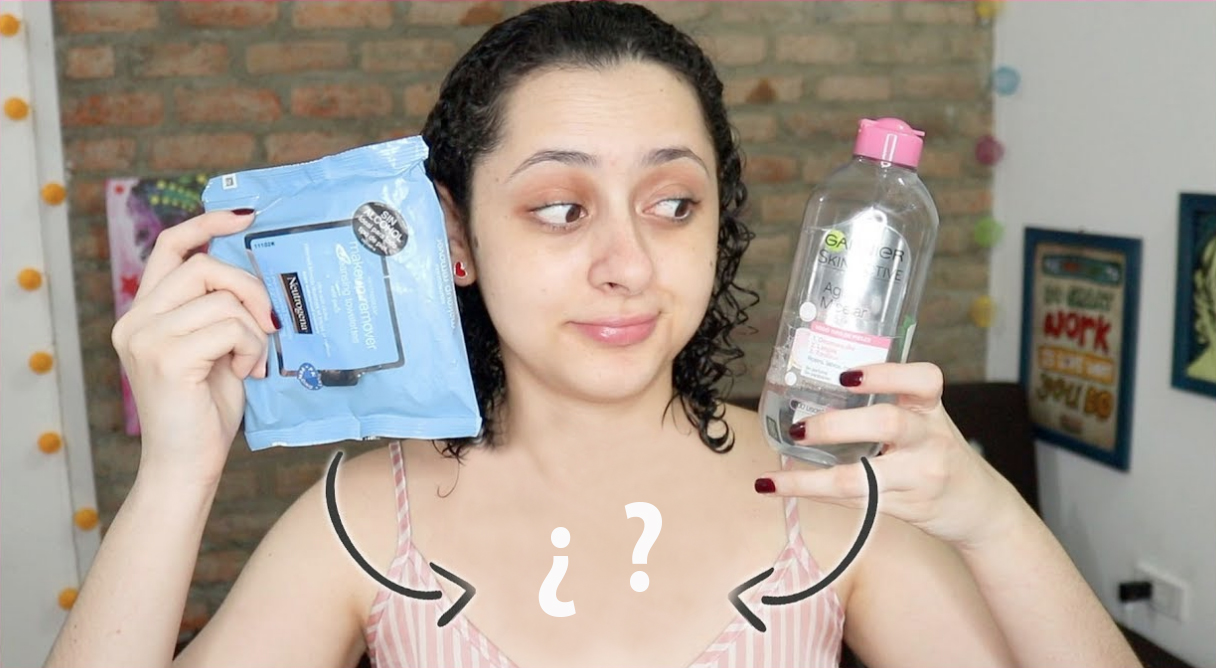 Diferencias entre toallitas desmaquillantes y agua micelar: cuál