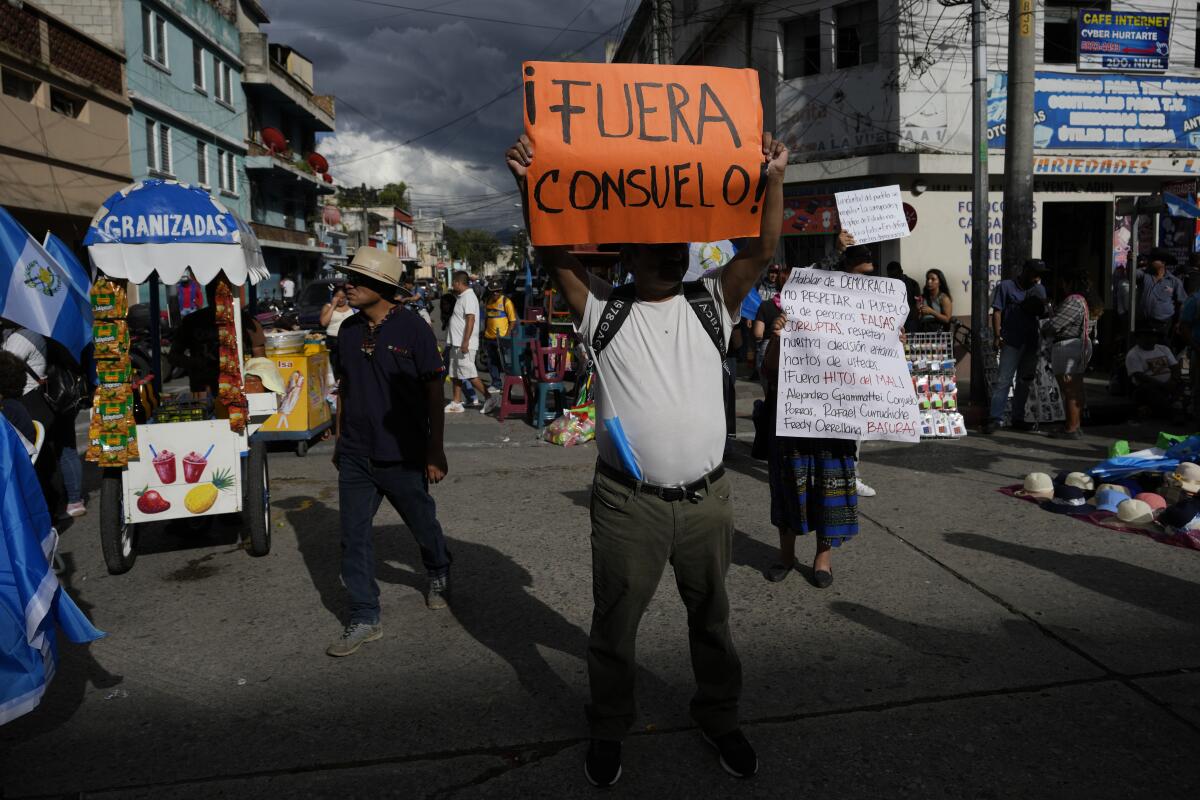 Protestan en contra del fiscal general de Guatemala (+Detalles) | Diario 2001