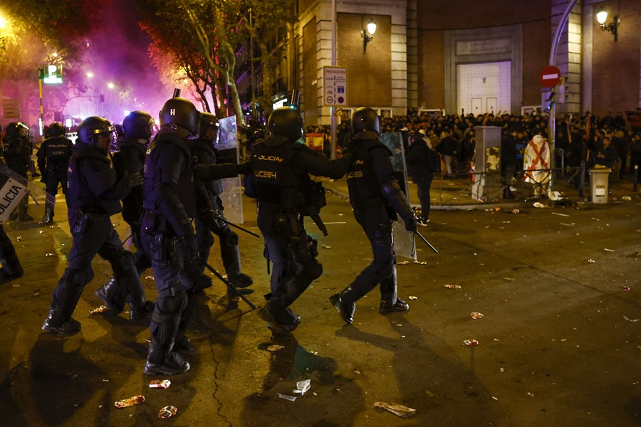 Conozca el balance final en los disturbios de Madrid