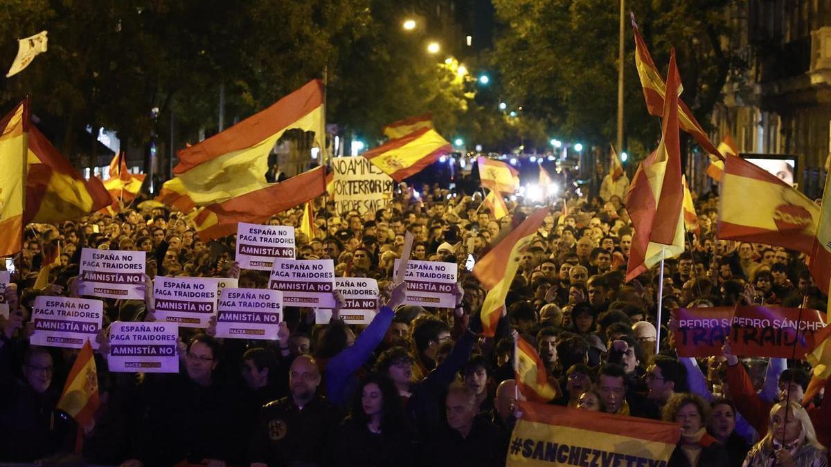 Reportan caos en España por acuerdo de amnistía