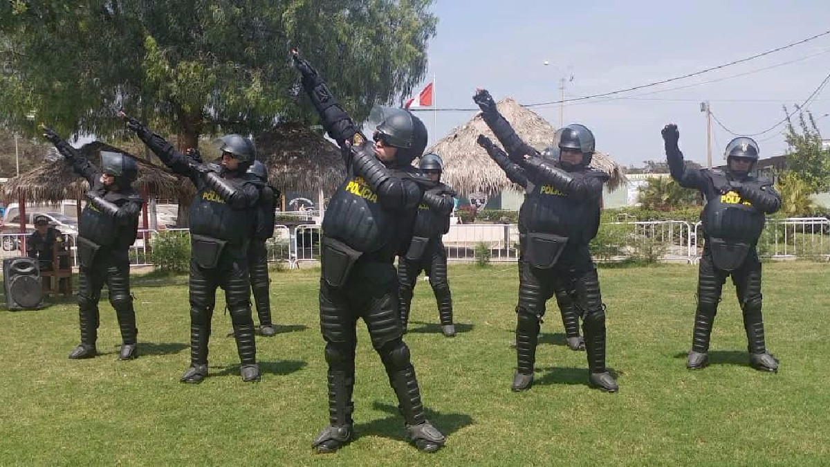 Policía de Perú ofrece espectáculo de baile junto a una Gatúbela (+Video) | Diario 2001