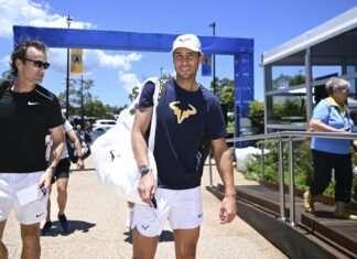 Rafael Nadal ya prepara su regreso en Brisbane