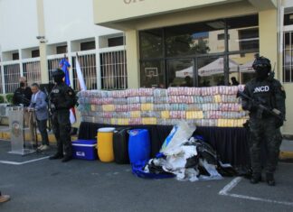 Incautan más de una tonelada de cocaína en República Dominicana