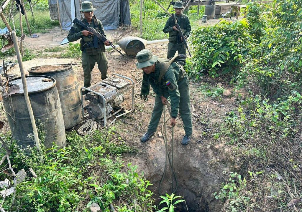 FANB desmantela mina ilegal clandestina (+Detalles)