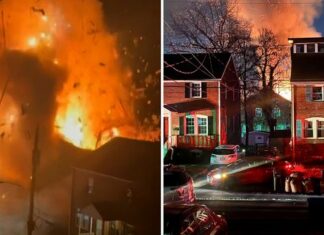 Explosión de gran magnitud destruye una casa entera en EEUU (+VIDEO)