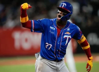 LVBP: Ronald Acuña Jr sale del juego ante Caribes por esta razón