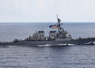 EEUU confirma navegación de destructor lanzamisiles por el estrecho de Taiwán