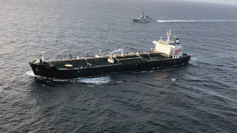 Irán incauta buque petrolero de EEUU en el mar de Omán