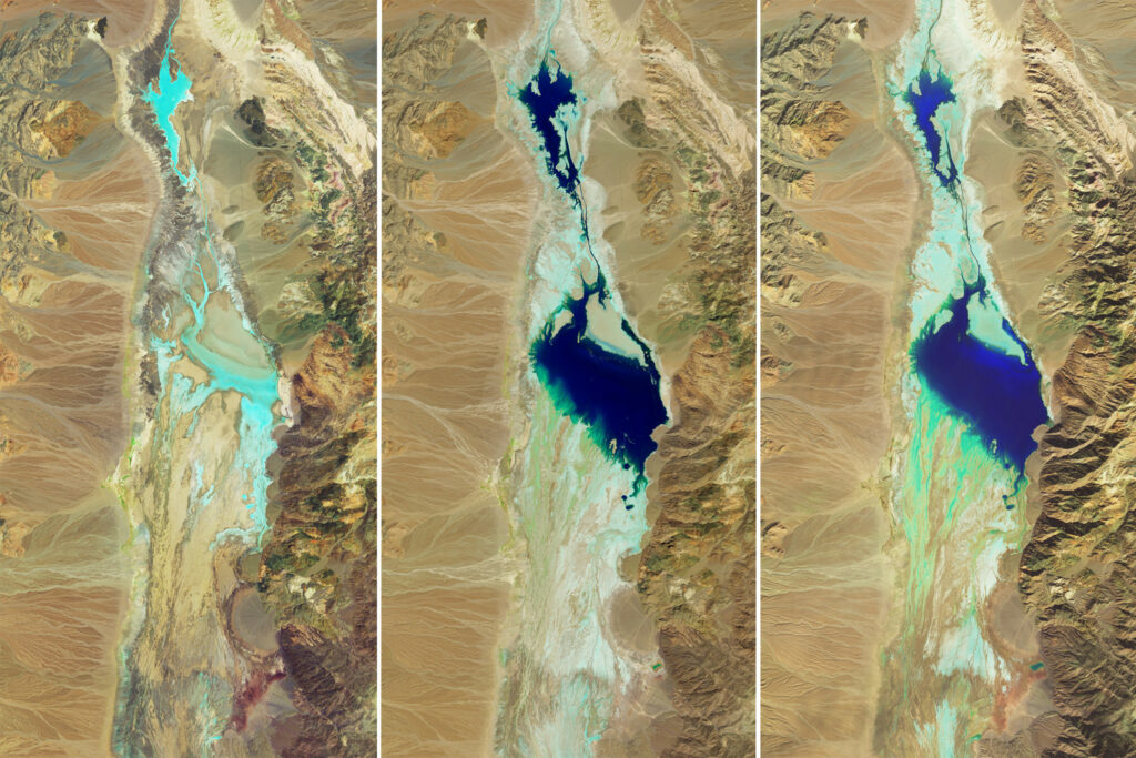¡Increíble! Un lago surge en el Valle de la Muerte