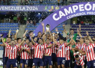 Preolímpico 2024: ¿Burla o sin intención?  Futbolistas de Paraguay se acuerdan de la Vinotinto tras su título (+Video)