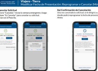 CBP One: Paso a paso para cancelar o reagendar una cita