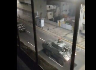 Reportan despliegue de tanquetas en el centro de Caracas este #18Mar (+IMÁGENES)