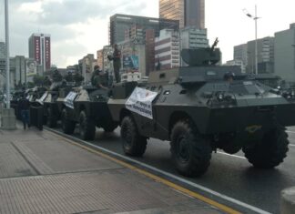 Caracas | Aclaran el motivo del despliegue de tanquetas durante la madrugada de este #18Mar