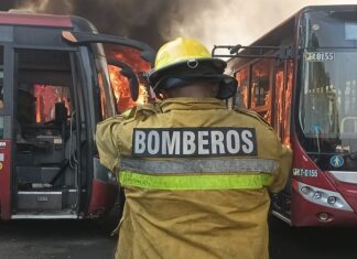 Abren investigación tras incendio de TransAragua: Hay un detenido