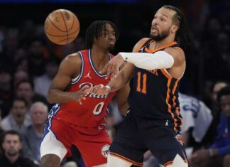 NBA: Los Knicks viajan a Filadelfia con medio camino hecho