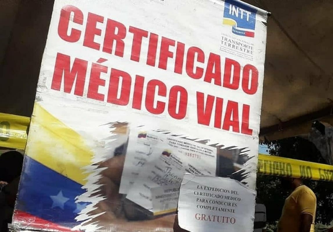 Sepa cuáles son los requisitos oficiales para tramitar el Certificado médico vial en Venezuela