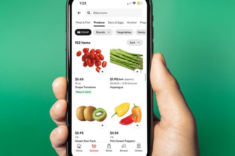 ¿Cómo puede agregar su tarjeta de cupones de alimentos al sistema de compras en línea DoorDash?