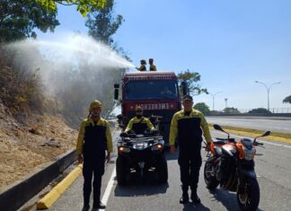 Realizan labores de refrescamiento en El Ávila este #11Abr