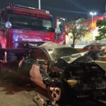 Camión de bomberos colisionó con varios vehículos a la altura de Plaza Venezuela (+Videos)