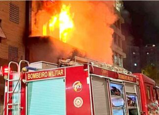 Diez muertos tras incendio en Brasil este #26Abr