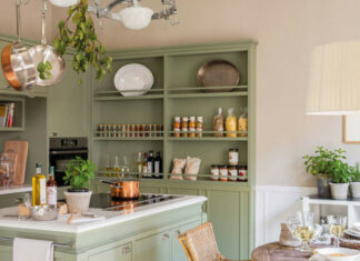 Ideas verdes para una cocina de tendencia