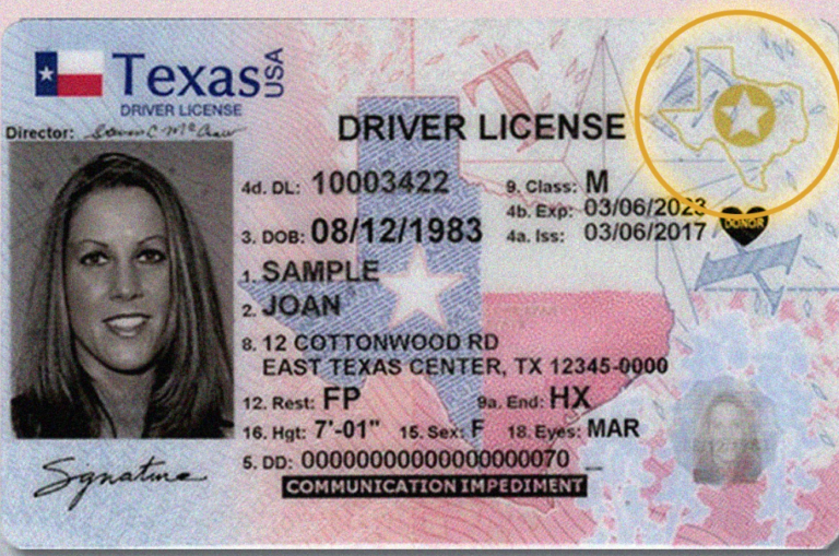 Texas | Licencia de conducir Real ID Vs tarjeta de identificación (+Detalles)