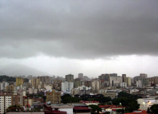 Inameh estima cielo nublado con lluvias y lloviznas en estos estados de Venezuela