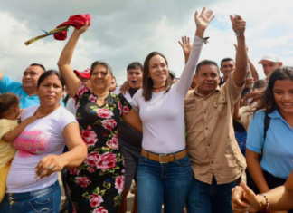 AHORA: María Corina Machado llega al estado Amazonas