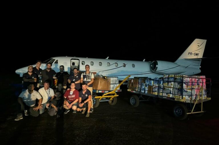 Neymar envió aviones con ayuda a las víctimas de las inundaciones en Brasil