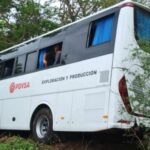 Accidente de autobús de Pdvsa deja a tres trabajadores heridos