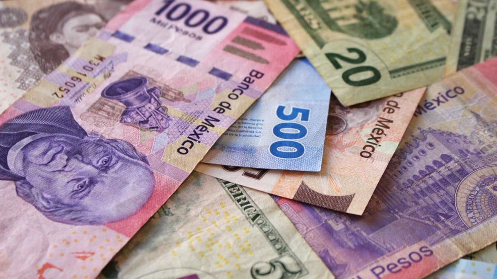 Así se cotiza el peso mexicano frente al dólar este #22May