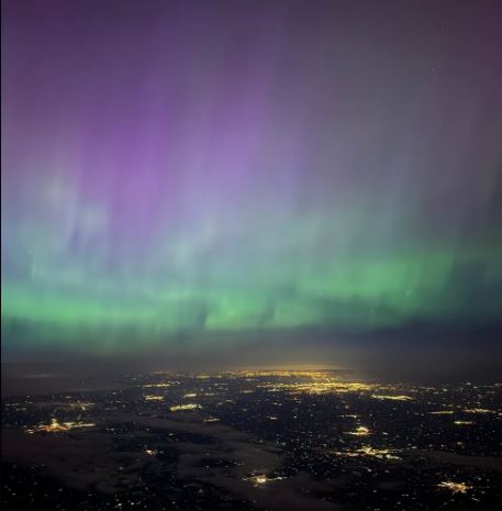 Imágenes de las auroras boreales que se vieron en diversas partes del mundo