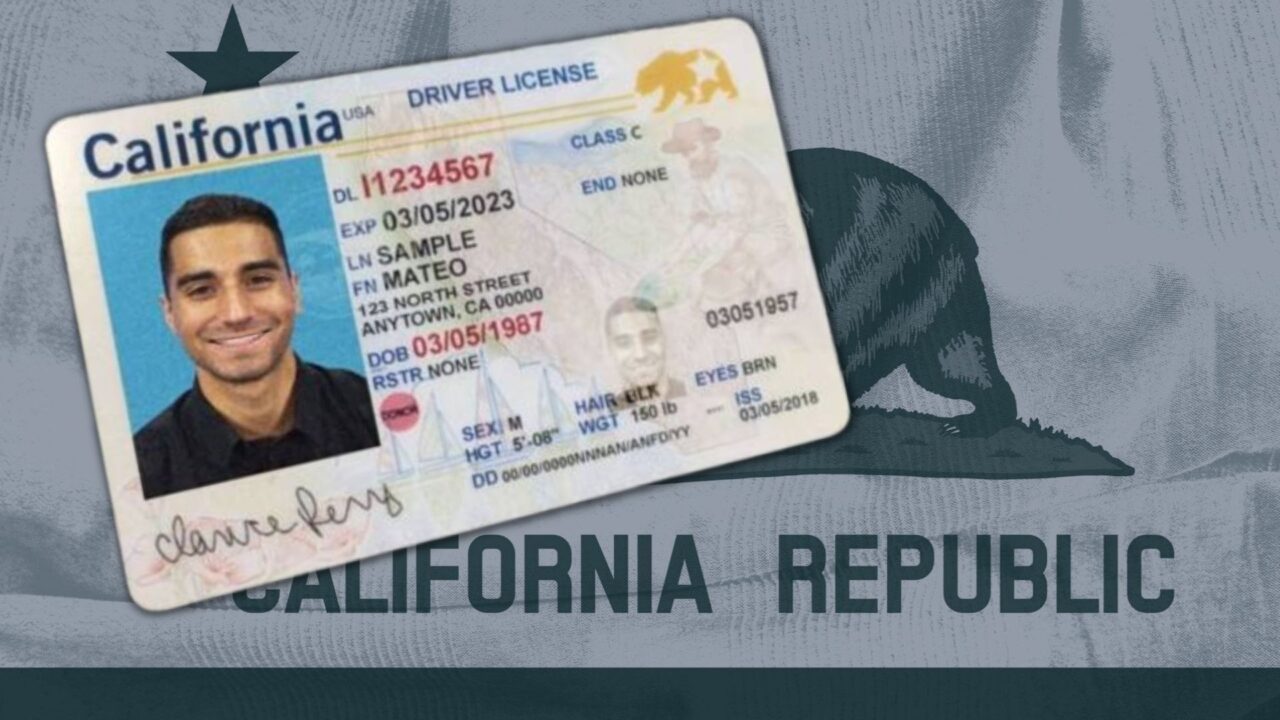 ¿Puedo usar mi licencia de conducir de California para demostrar?