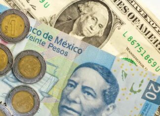 Así se cotiza el peso mexicano frente al dólar este #5Ago