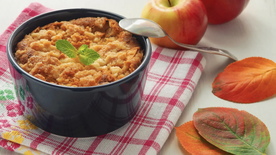 Crumble de manzana: postre clásico con un toque especial