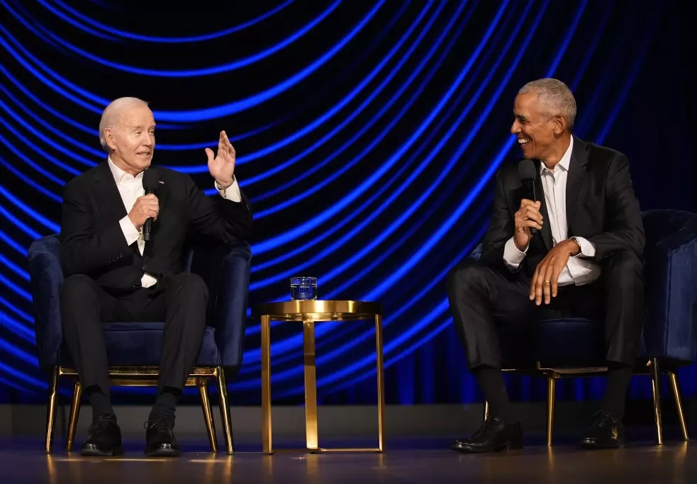 Los Ángeles | Biden recauda miles de dólares junto a Obama