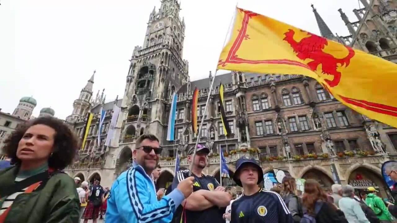 Eurocopa 2024: Aficionados de Escocia abarrotan las calles de Alemania (+Video)
