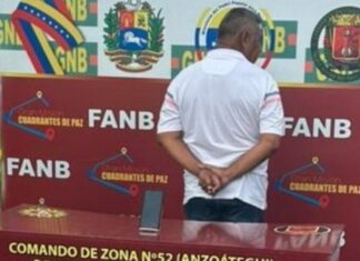 Detienen a un hombre por alterar el orden público en centro electoral de Anzoátegui