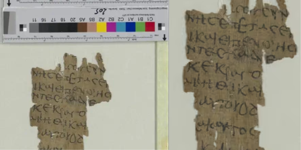 Descifran papiro que revela el primer milagro de Jesús