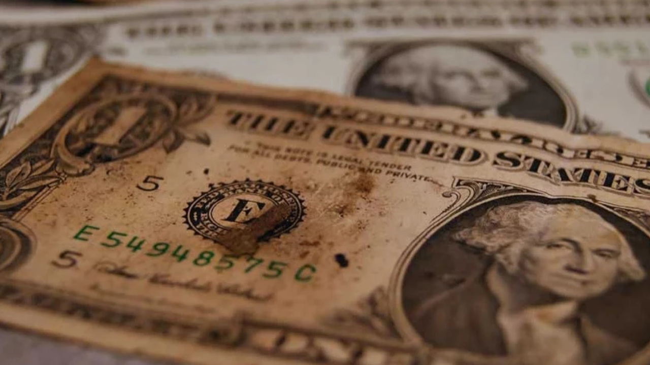 Revelan un truco viral para quitarle las manchas a los billetes de dólares (+VIDEO)