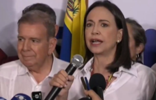 María Corina Machado y Edmundo González reaccionan tras primer boletín del CNE