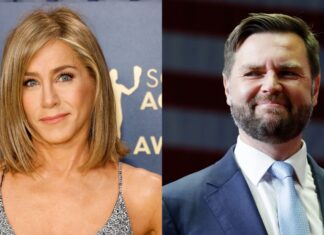Jennifer Aniston arremetió contra JD Vance, aspirante a la vicepresidencia de EEUU
