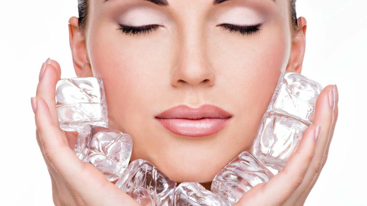 Cubos de hielo para el rostro ¿Peligroso o beneficioso?