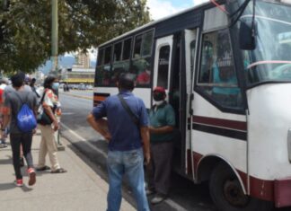 Transporte público en Aragua se reactiva paulatinamente este #31Jul