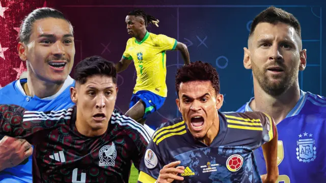 Los 10 futbolistas más guapos de la Copa América 2024